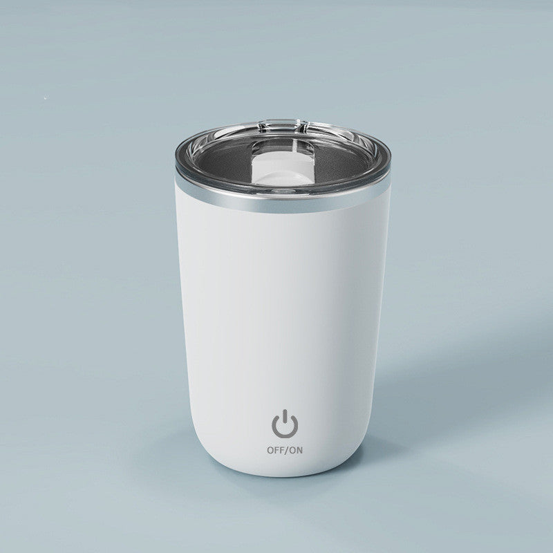 350ml Self-Stirring Electric Mug for Coffee, Milk, & Juice – Stainless Steel Magnetic Mixer - Design Studios Direct