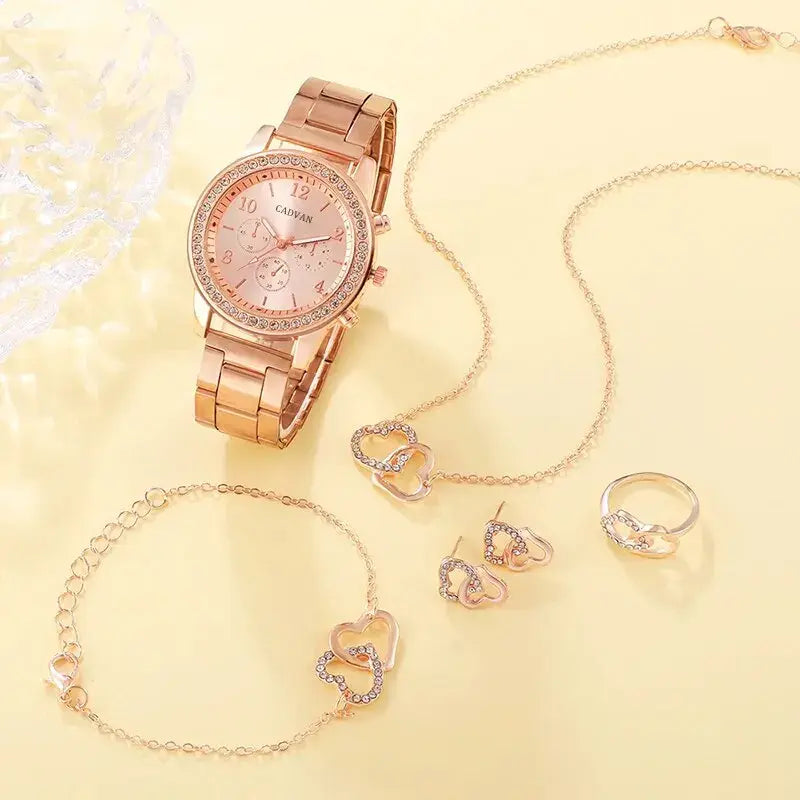 Rose Gold Luxury Watch Set - Design Studios Direct