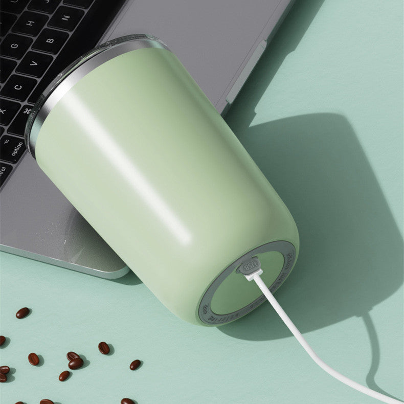350ml Self-Stirring Electric Mug for Coffee, Milk, & Juice – Stainless Steel Magnetic Mixer - Design Studios Direct