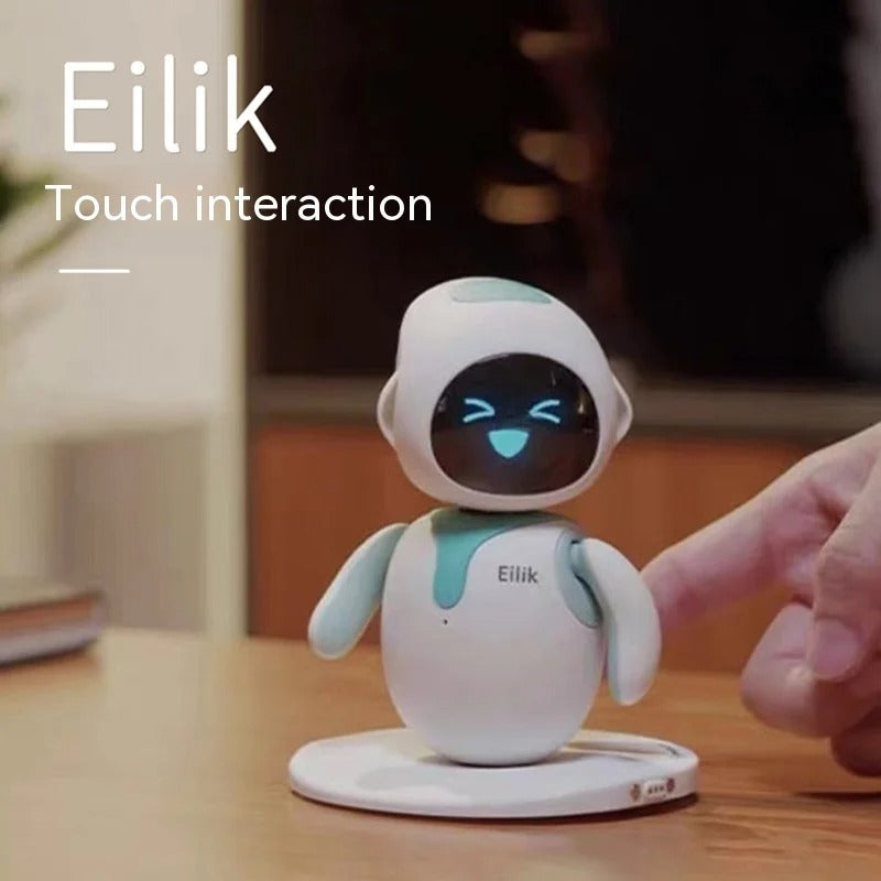 Smart Robot Ai Interactive Robots Emo Accompany Spanish Voice Electronic Toys Mini Desktop Compatible for Android Ios - Design Studios Direct