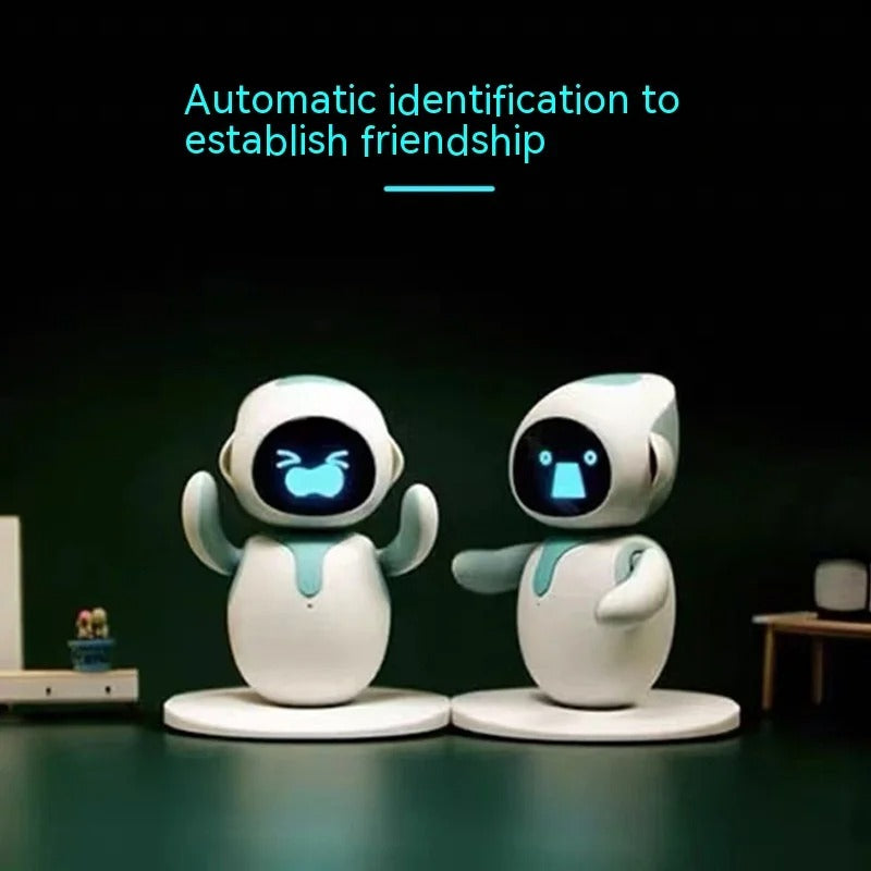 Smart Robot Ai Interactive Robots Emo Accompany Spanish Voice Electronic Toys Mini Desktop Compatible for Android Ios - Design Studios Direct