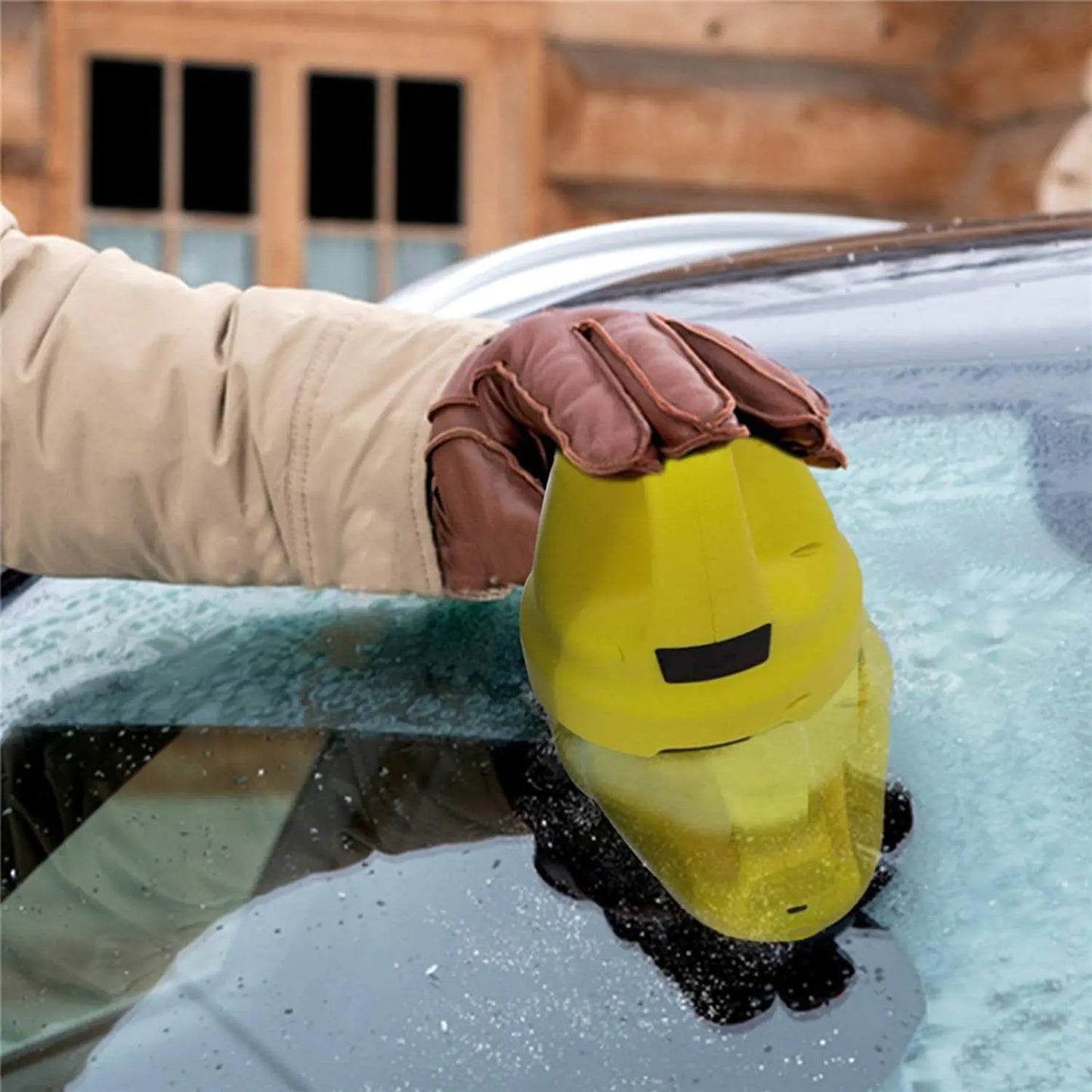 Electric Heated Car Snow Scraper - Design Studios Direct