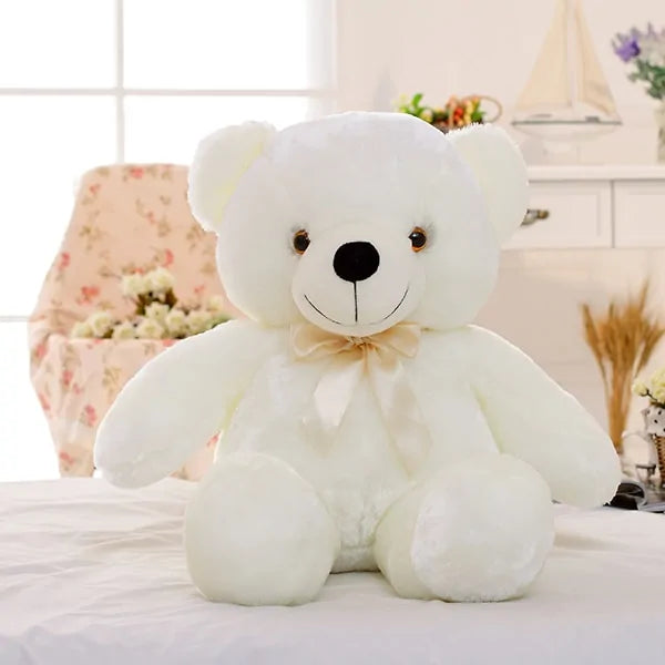 Light Up LED Teddy Bear Stuffed Animals Plush Toy Colorful Glowing Teddy Bear, 20- Inch - Design Studios Direct
