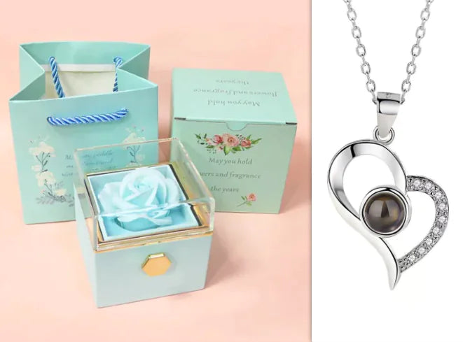 Adora Aura Eternal Rose Jewelry Box - Design Studios Direct
