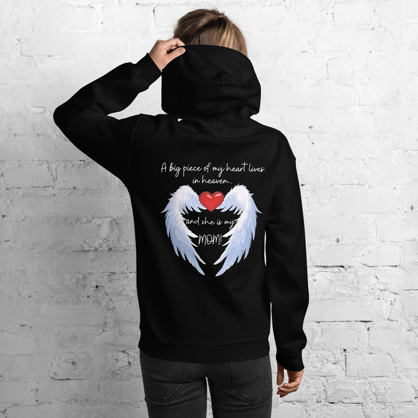 Heavenly Heart Mom Hoodie | Design Studios Direct