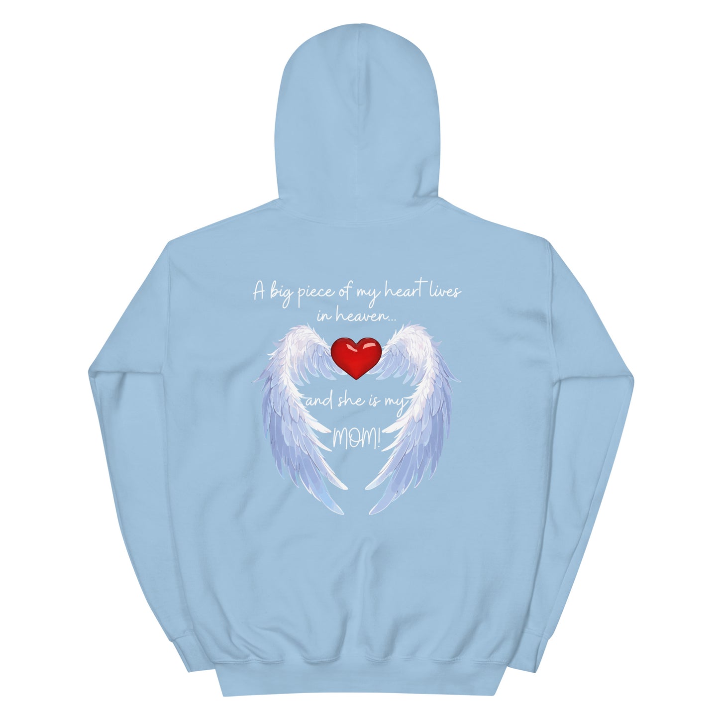 "Heavenly Heart Mom" Tribute Hoodie Unisex Hoodie - Design Studios Direct