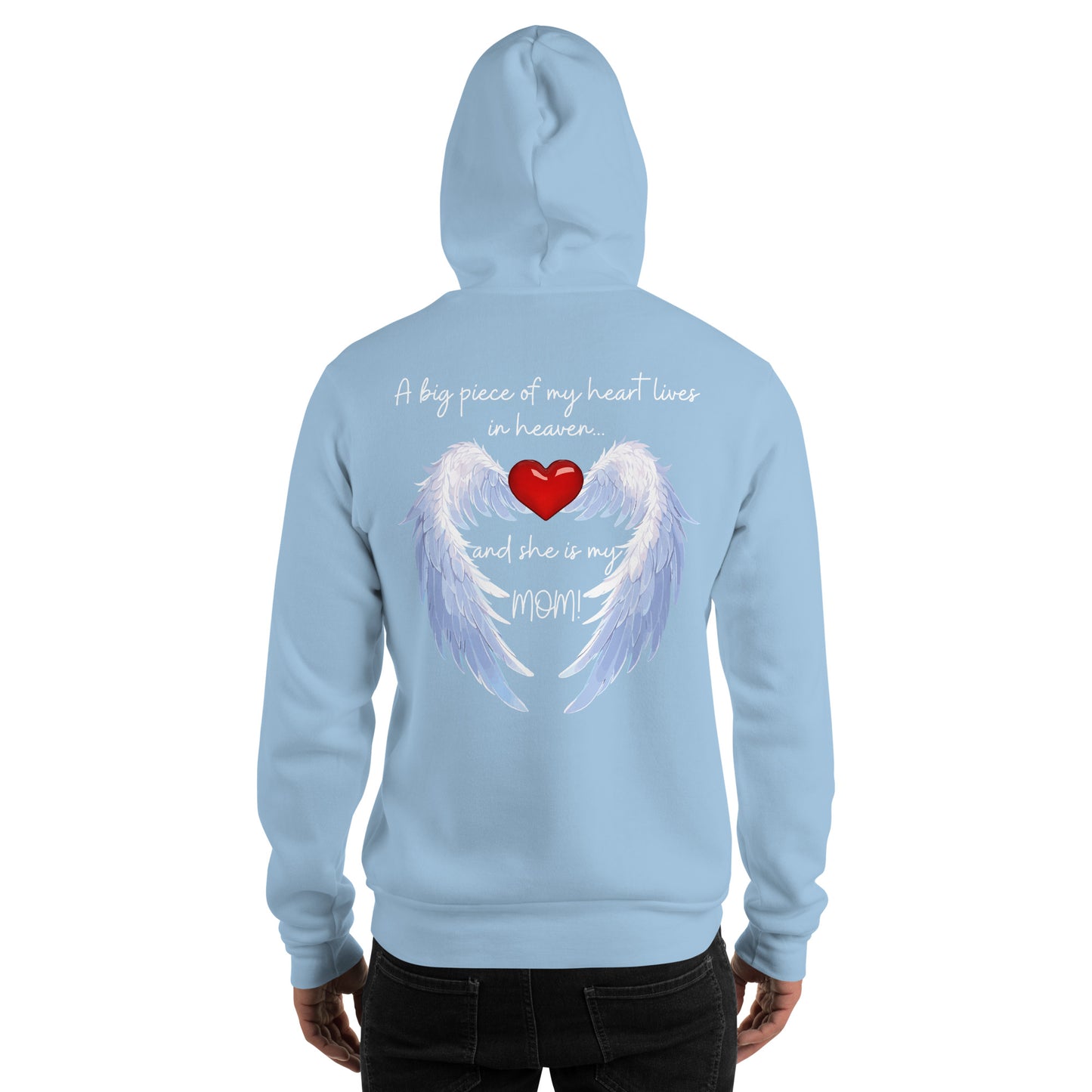 "Heavenly Heart Mom" Tribute Hoodie Unisex Hoodie - Design Studios Direct
