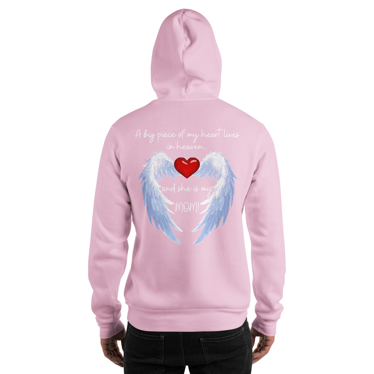 "Heavenly Heart Mom" Tribute Hoodie Unisex Hoodie - Design Studios Direct