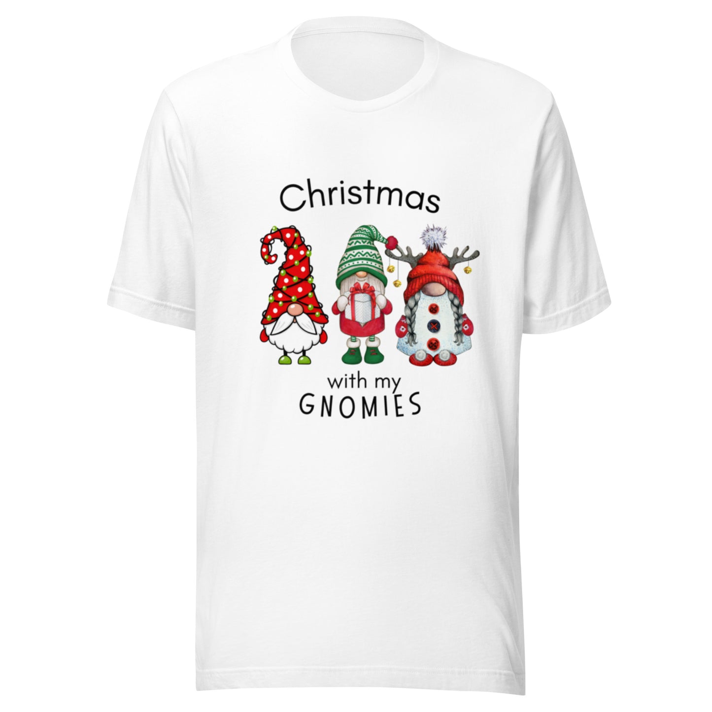 Festive Fun with My Gnomies: Christmas T-Shirt - Design Studios Direct
