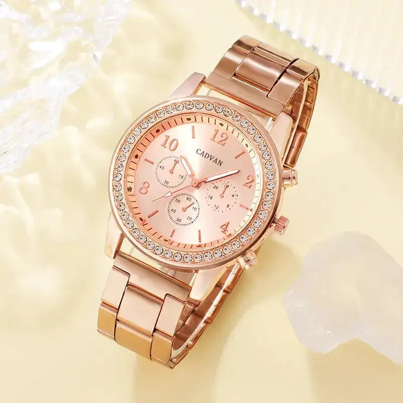Rose Gold Luxury Watch Set - Design Studios Direct