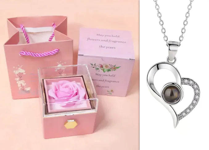 Adora Aura Eternal Rose Jewelry Box - Design Studios Direct