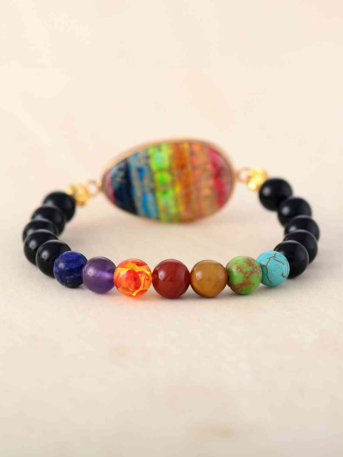 Geometric Shape Beaded Bracelet