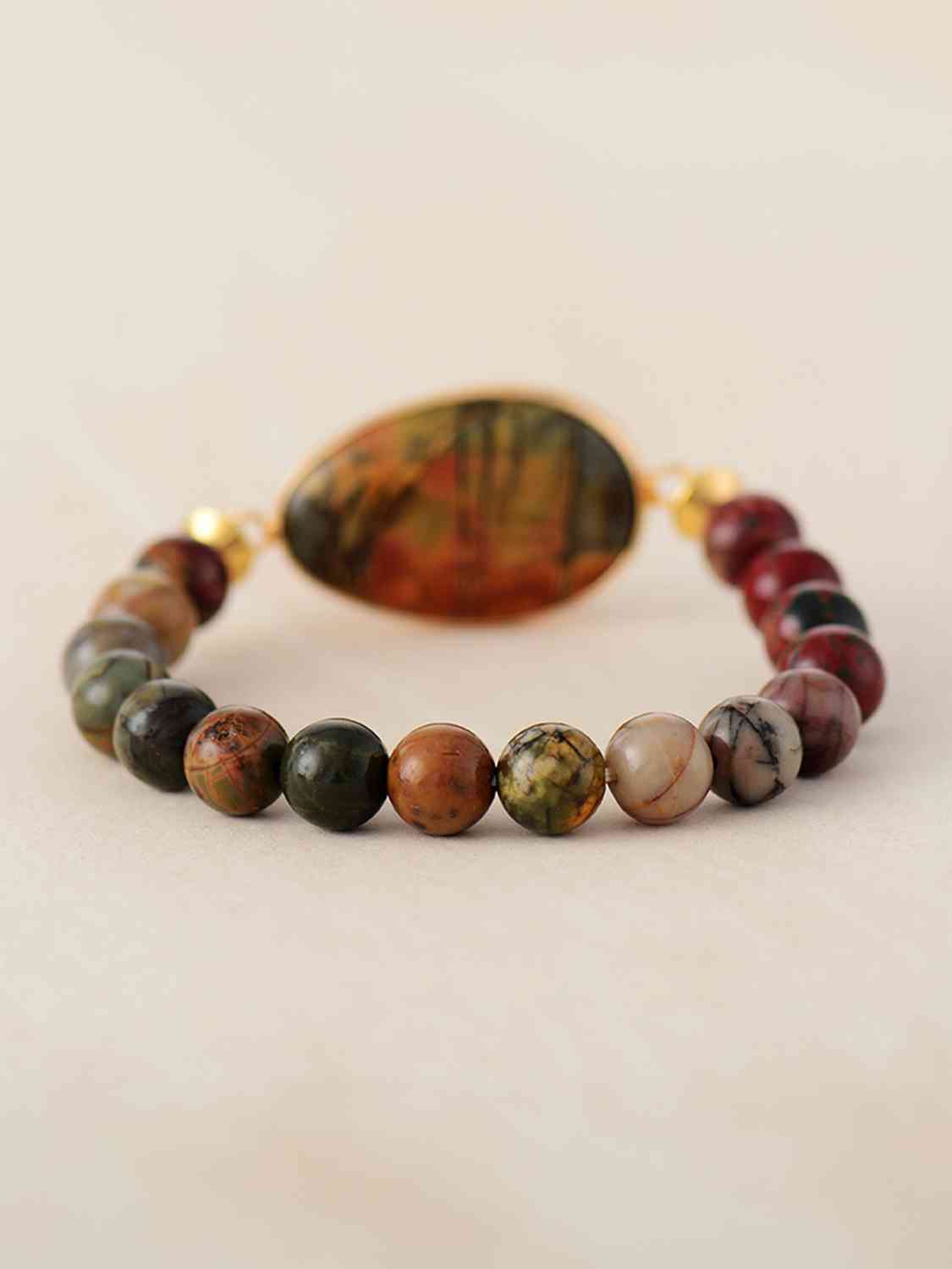 Geometric Shape Beaded Bracelet