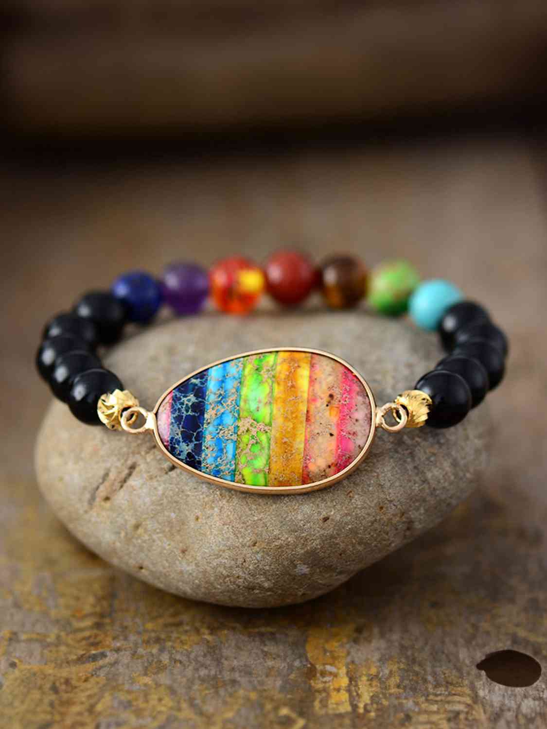 Geometric Shape Beaded Bracelet