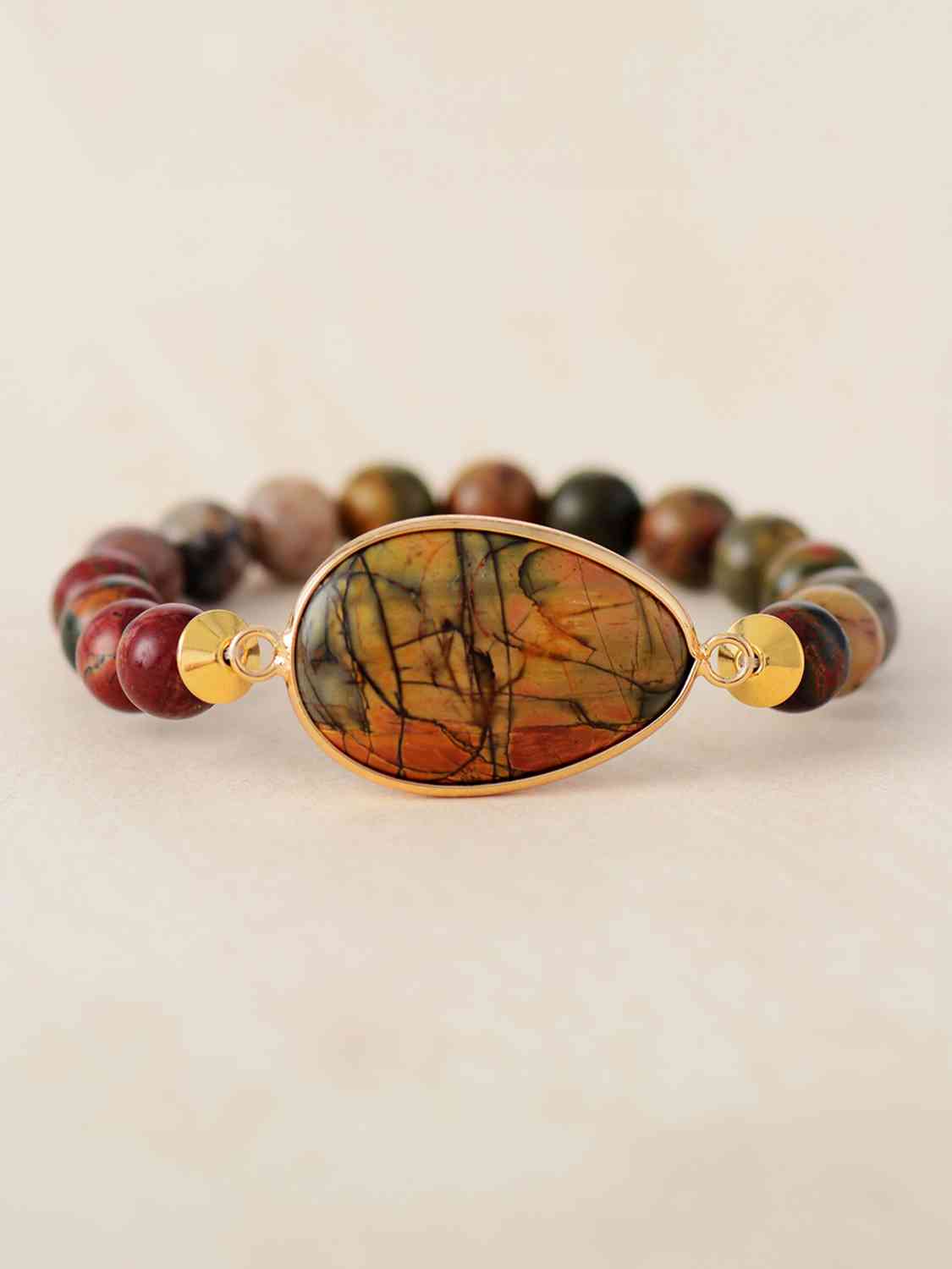 Geometric Shape Beaded Bracelet