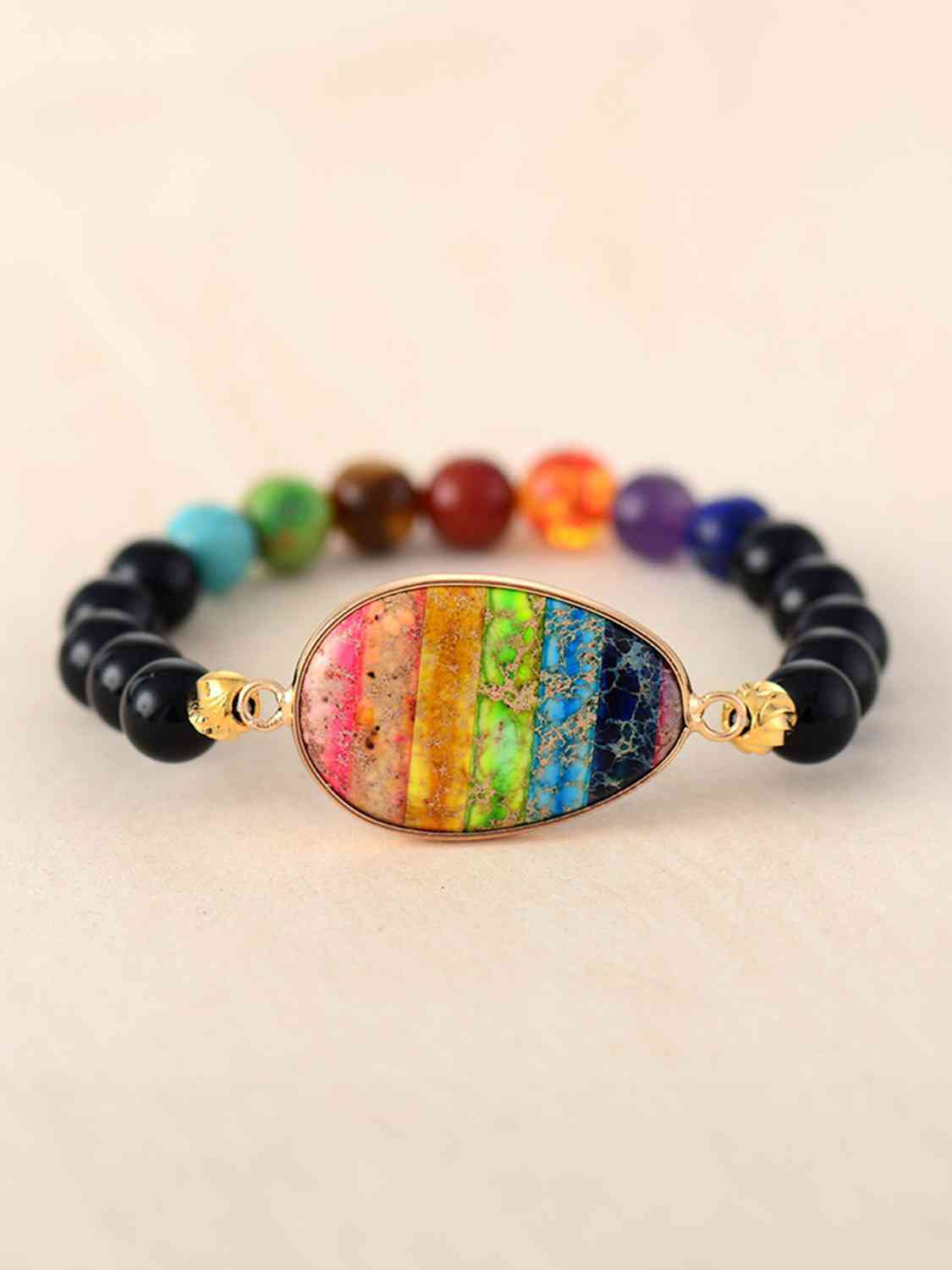 Geometric Shape Beaded Bracelet