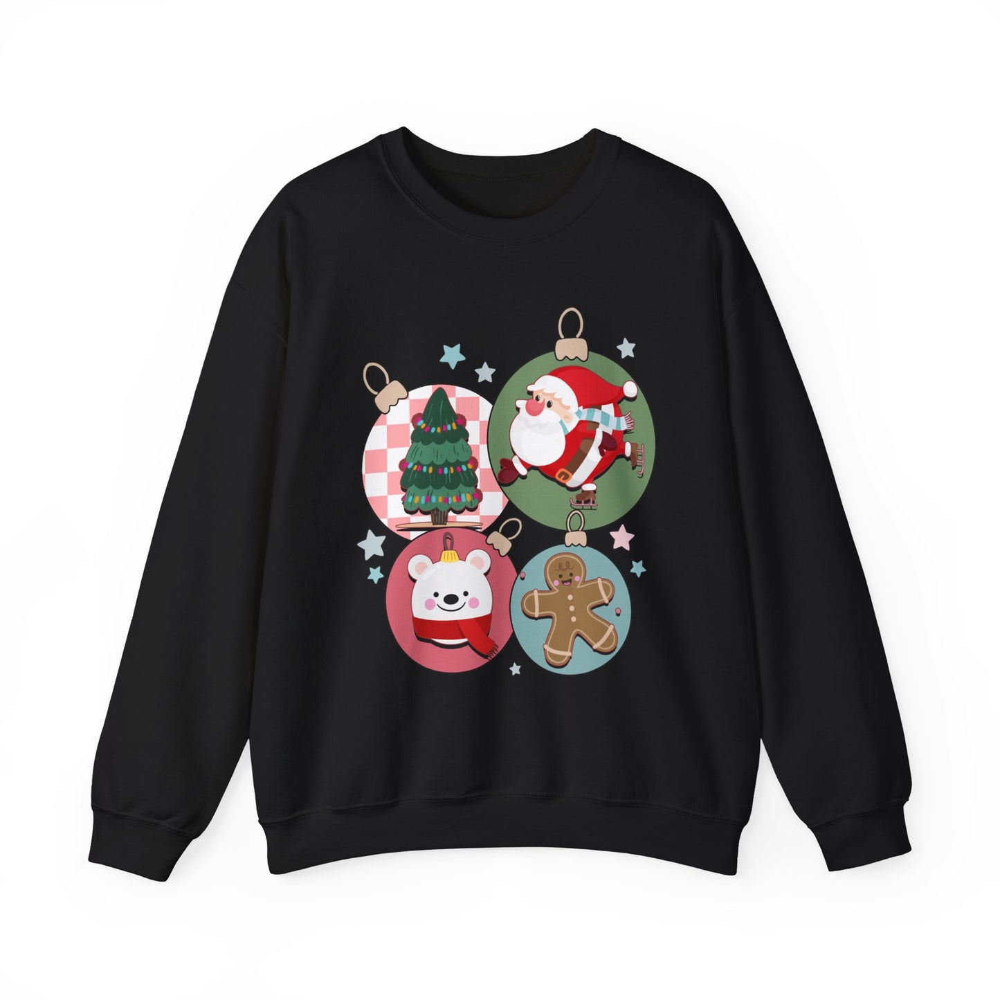 Christmas Ornaments Crewneck Sweatshirt - Design Studios Direct