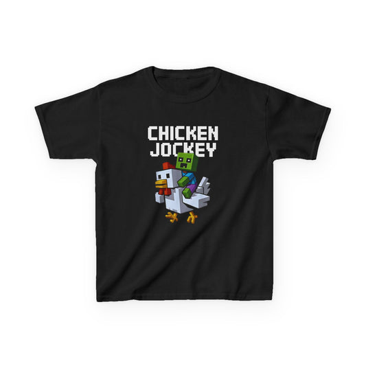 Kids Tee - Fun Minecraft Inspired Chicken Jockey