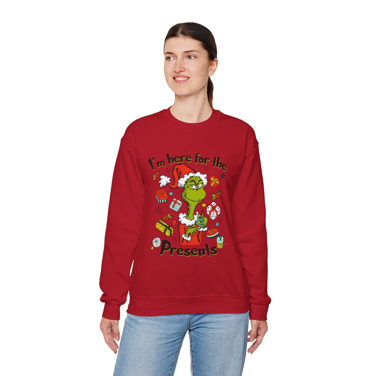 I'm Here Christmas Sweatshirt