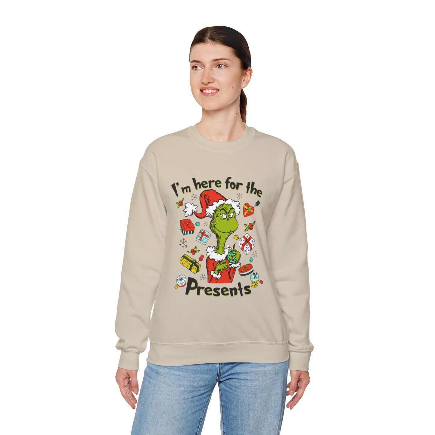 I'm Here Christmas Sweatshirt