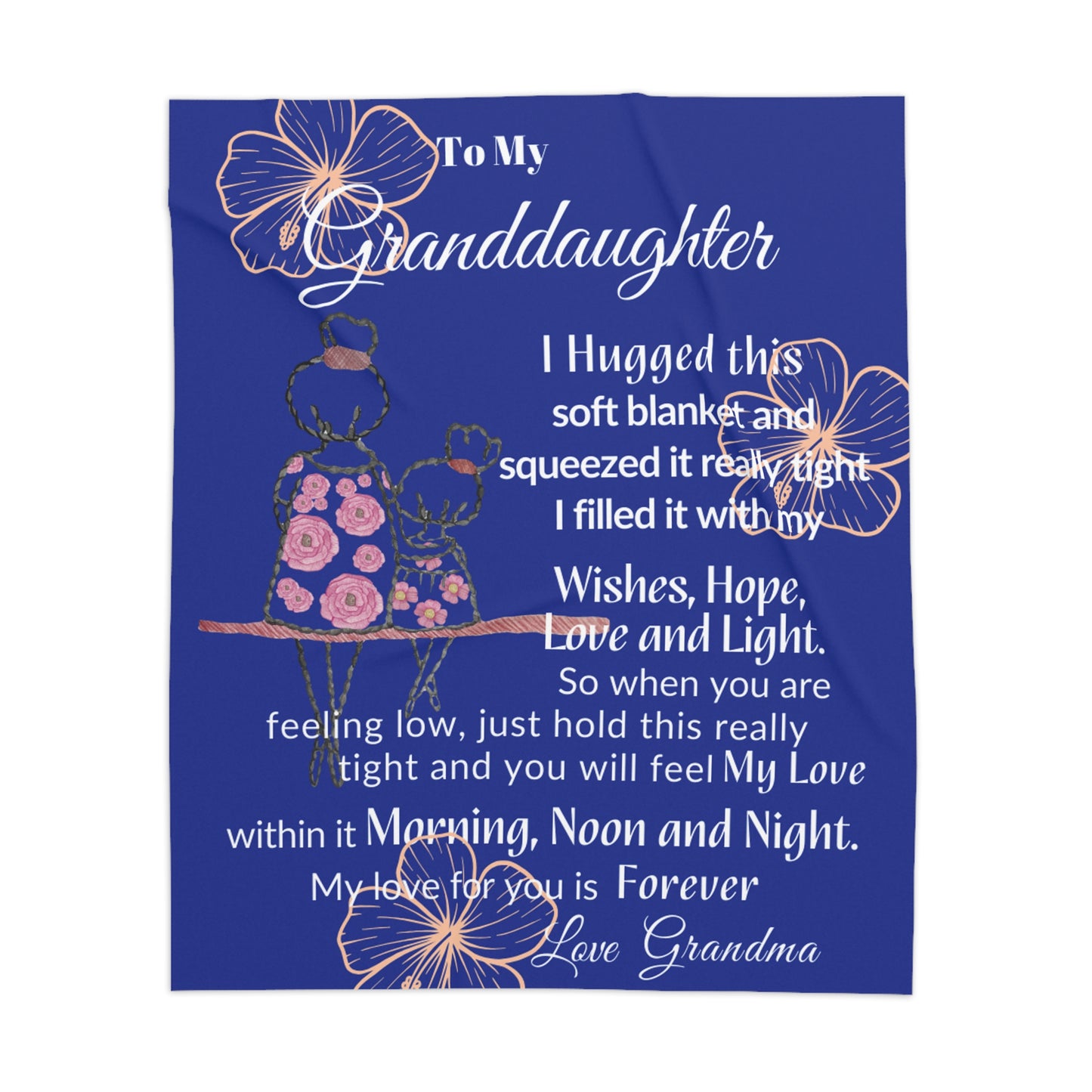 Granddaughter Hug Blanket | Design Studios Direct