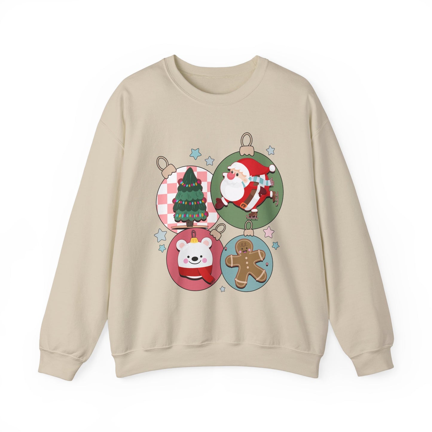 Christmas Ornaments Crewneck Sweatshirt - Design Studios Direct