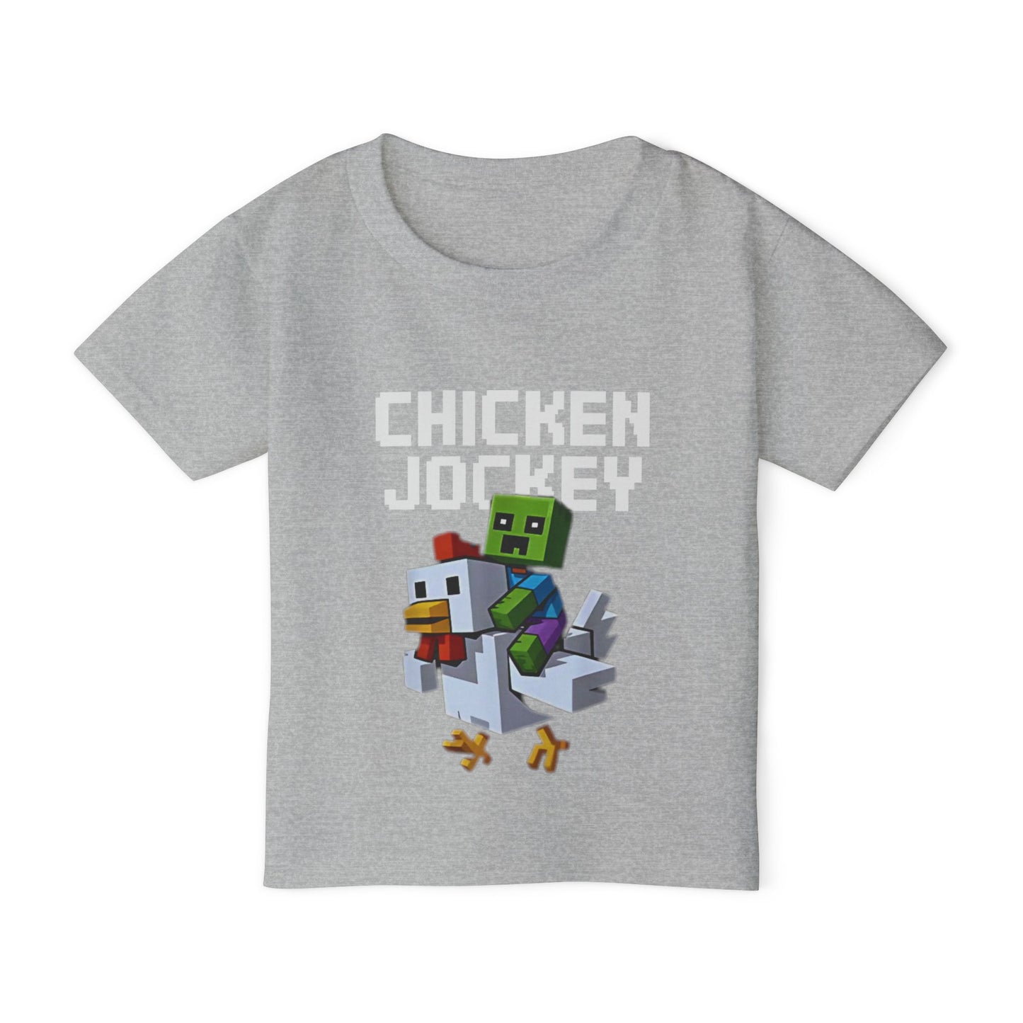 Funny Chicken Jockey Toddler T-Shirt - Cute Gaming Tee for Kids