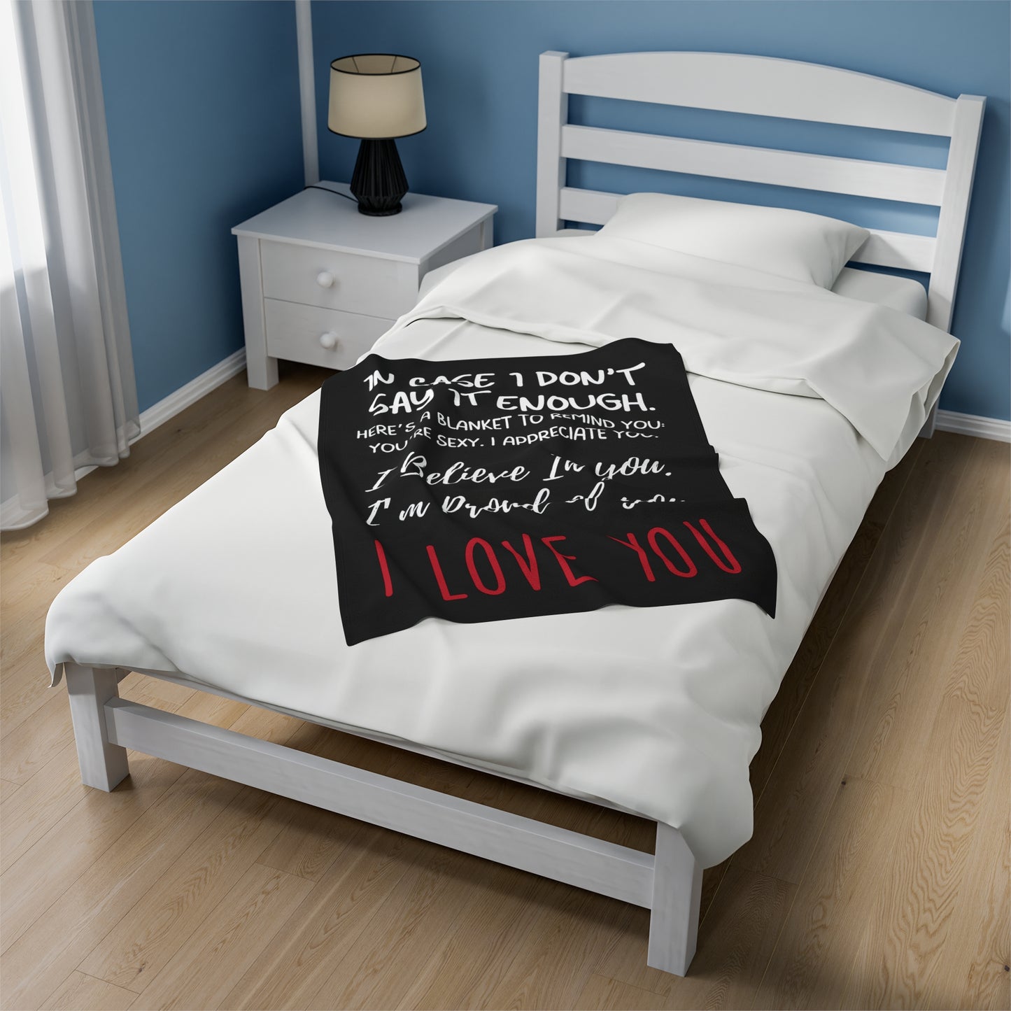 In Case I Don't Say It Enough Blanket - Design Studios Direct