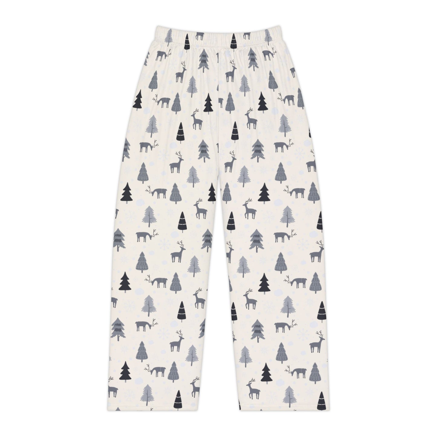 Reindeer Winter Pajama Pants – Soft Cozy Lounge Bottoms for Women