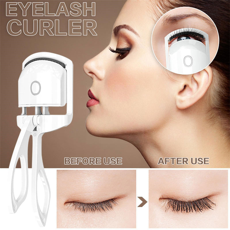 Heated Eyelash Curler Electric Temperature Control Mini Eyelash Curler Electric Portable Charging - Design Studios Direct