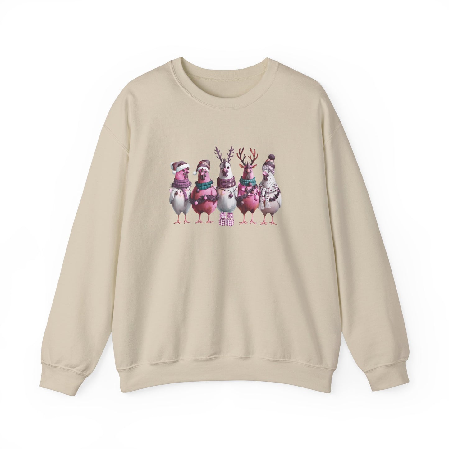 Christmas Chicken Sweatshirt - Design Studios Direct