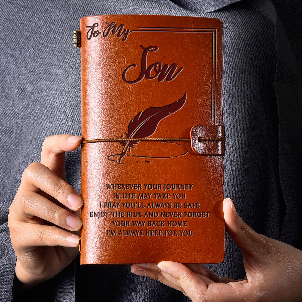 Leather Hand Book Business Note Book - Design Studios Direct