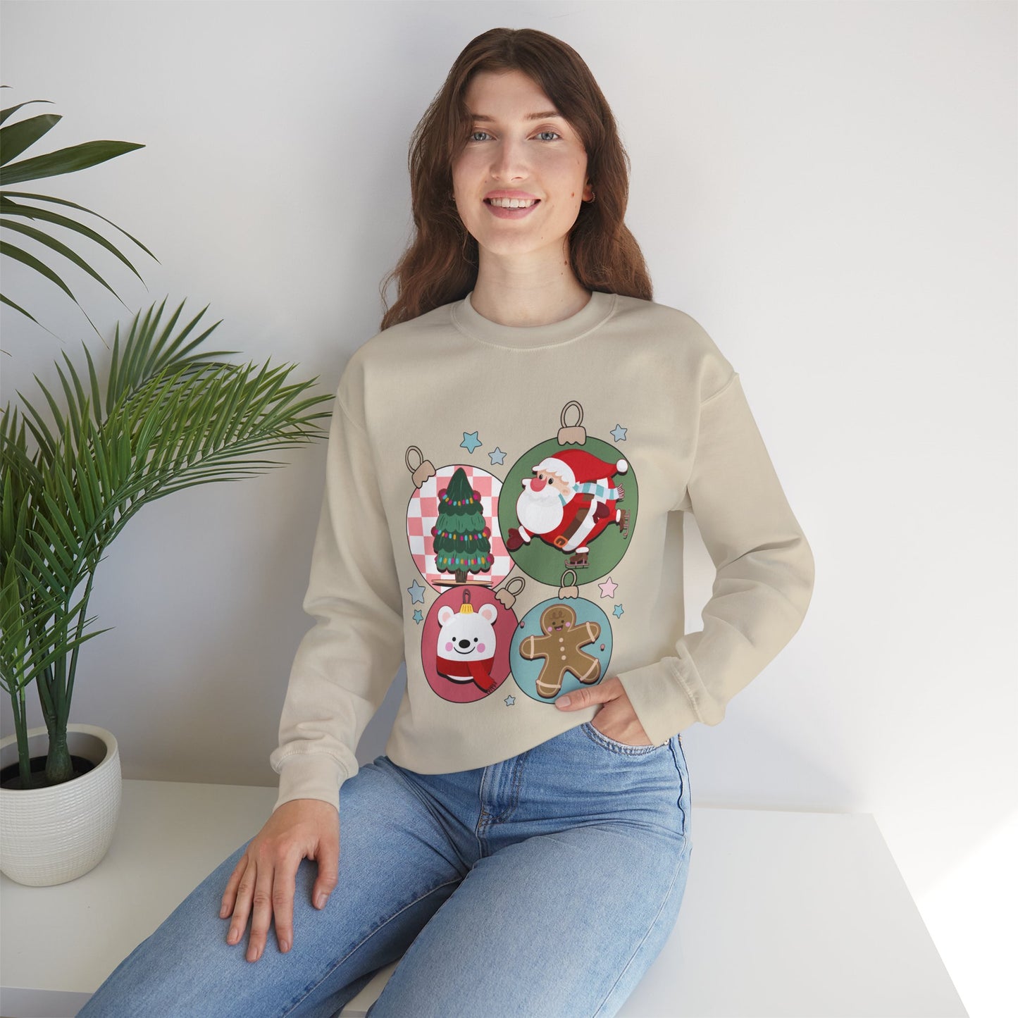 Christmas Ornaments Crewneck Sweatshirt