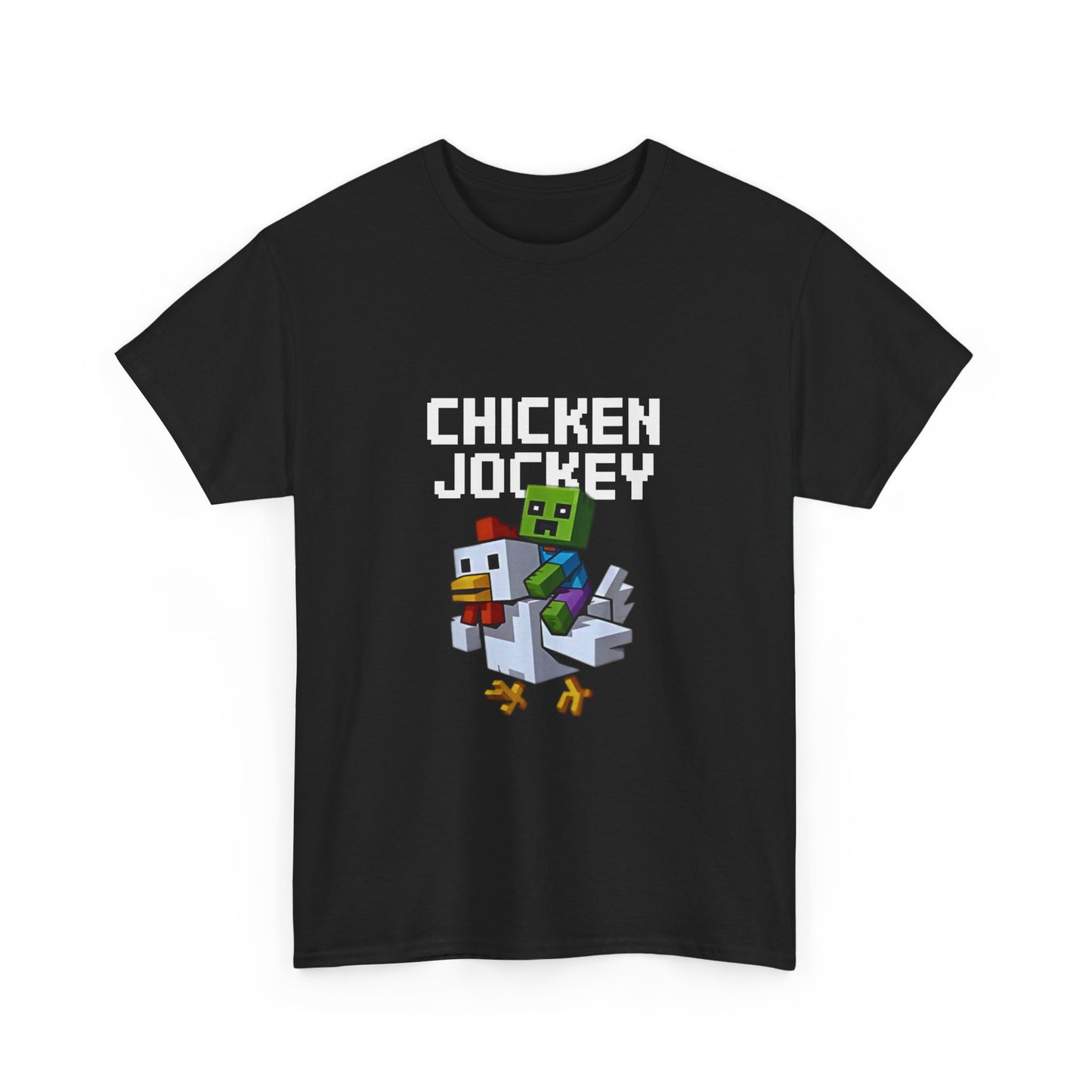 Funny Gamer Tee, Chicken Jockey T-Shirt, Video Game Shirt, Gift for Gamers, Cotton Tee