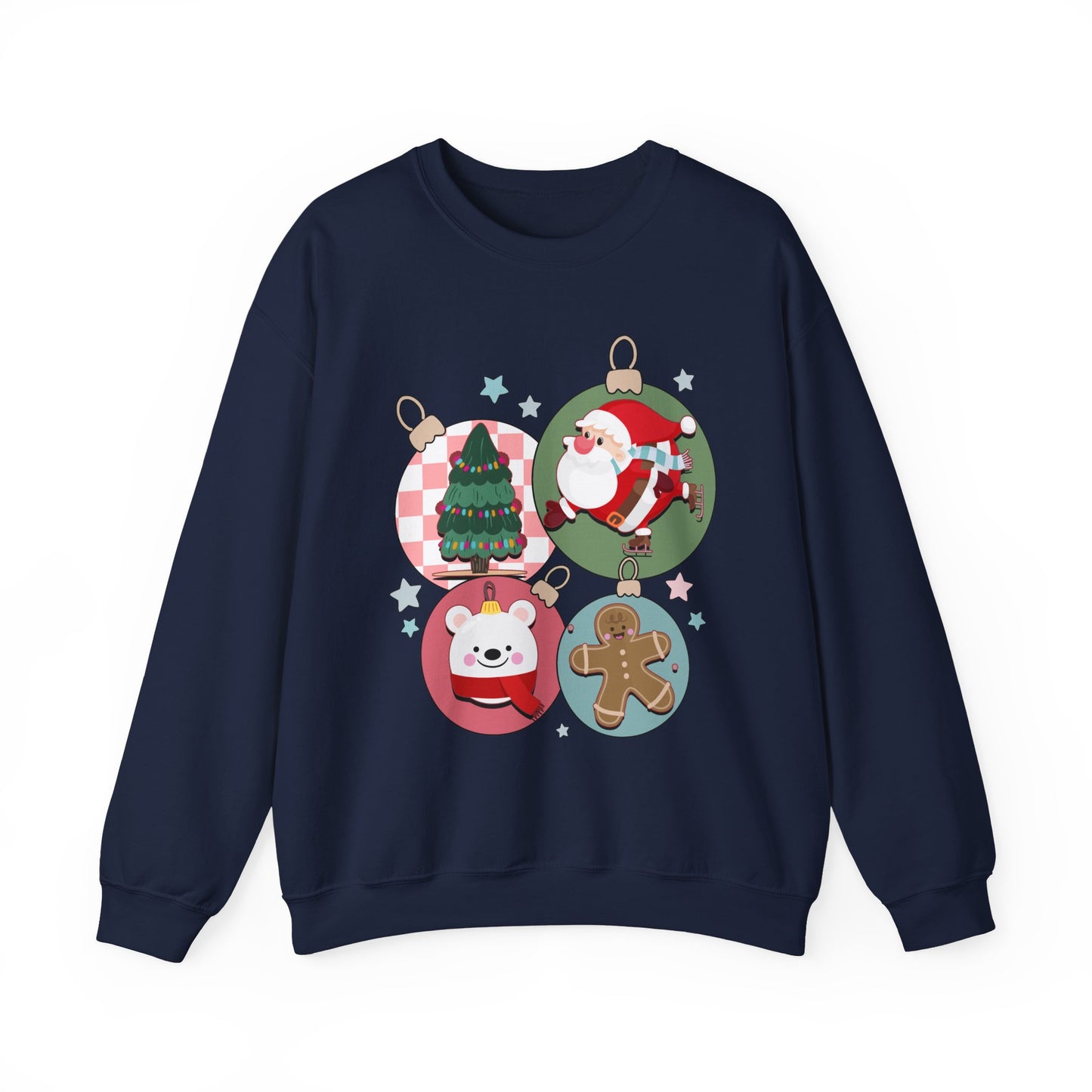 Christmas Ornaments Crewneck Sweatshirt - Design Studios Direct