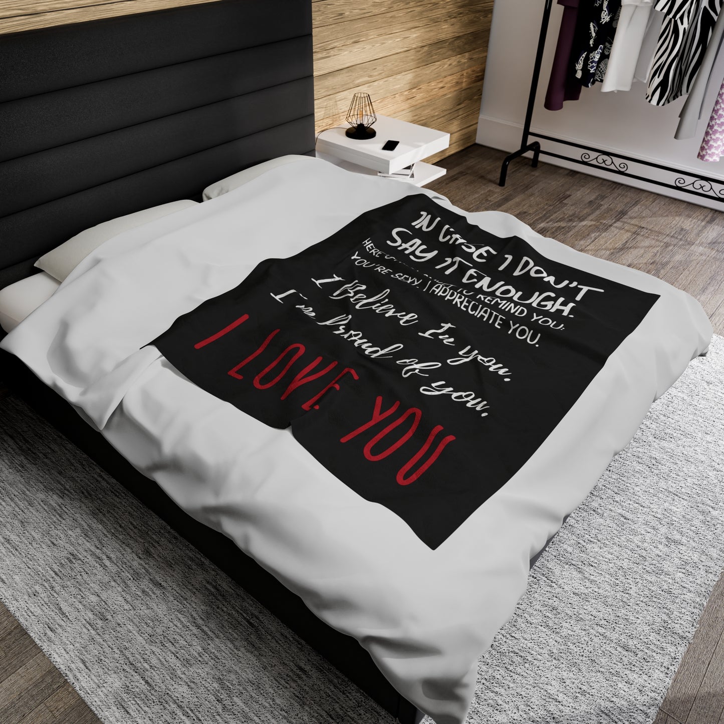 In Case I Don't Say It Enough Blanket - Design Studios Direct