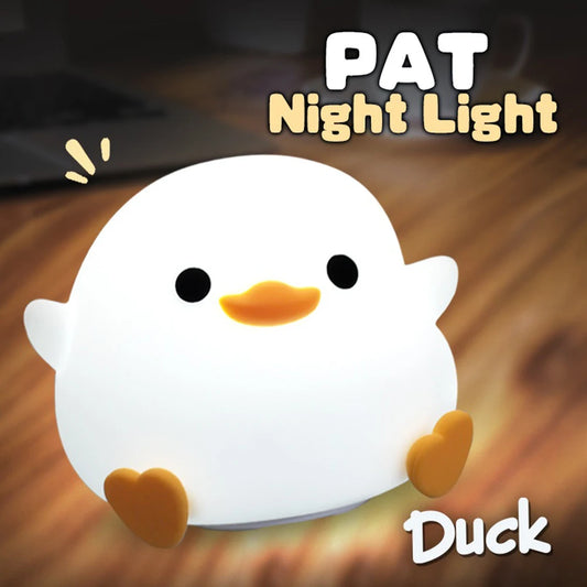 LED Night Light Cute Duck Cartoon Silicone Lamp - Design Studios Direct