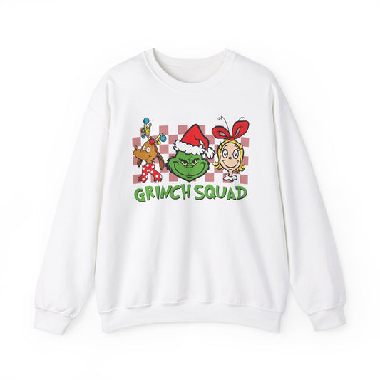 Grinch Squad Crewneck Sweatshirt - Design Studios Direct