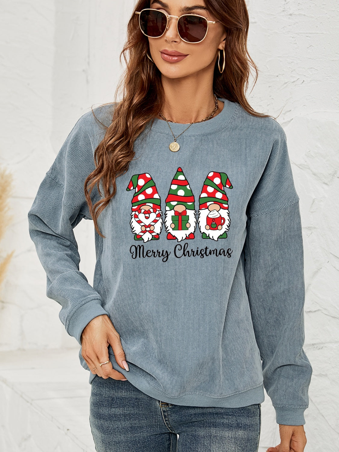 MERRY CHRISTMAS Graphic Sweatshirt - Design Studios Direct