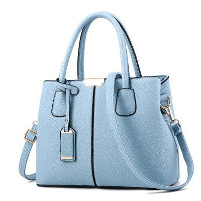 Structured Leather Tote Bag for Women – Large Work Handbag with Shoulder Strap & Top Handle