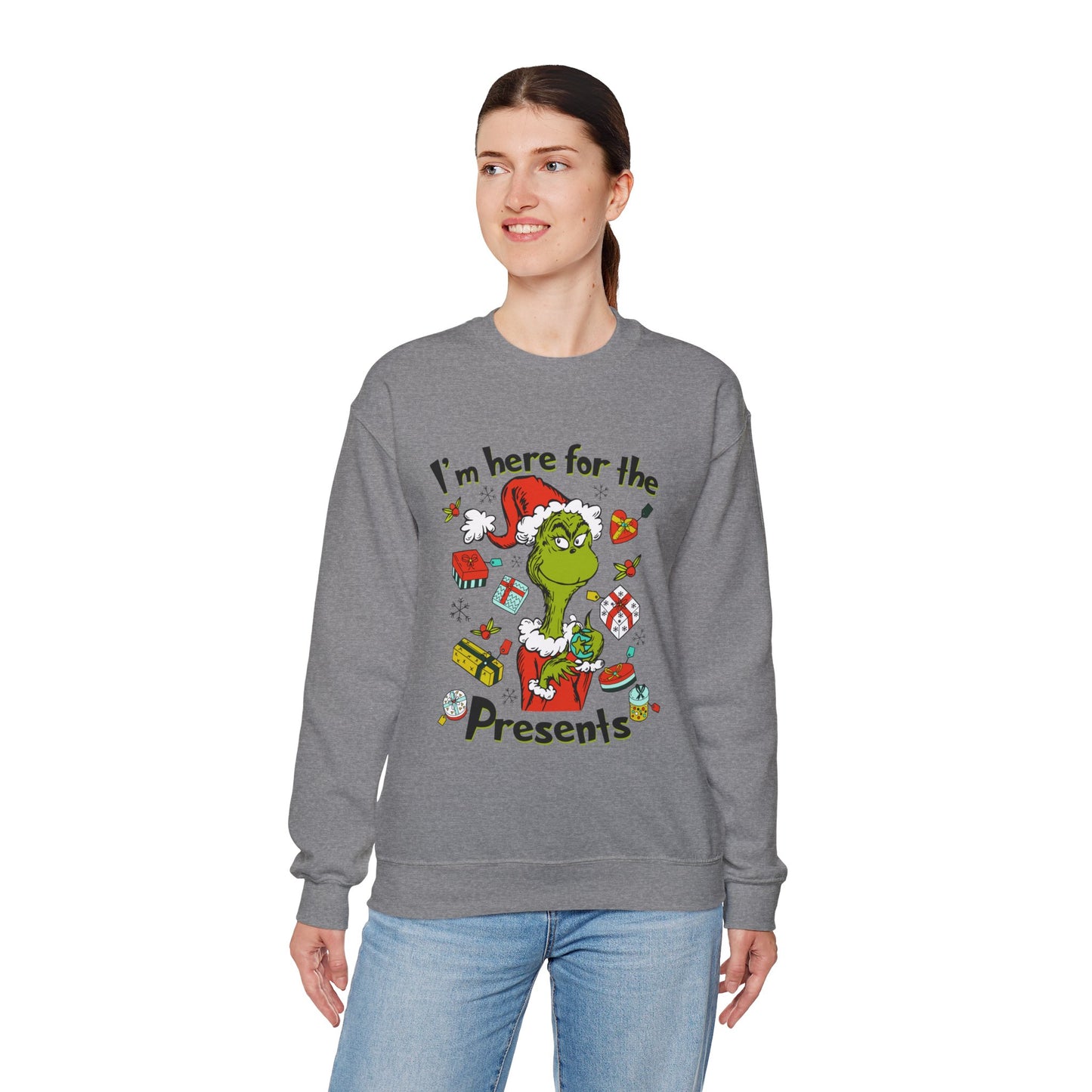 I'm Here Christmas Sweatshirt