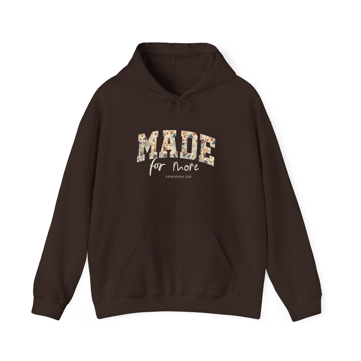 Made for More Christian Sweatshirt | Ephesians 2:10 Faith Crew neck Hooded Sweatshirt