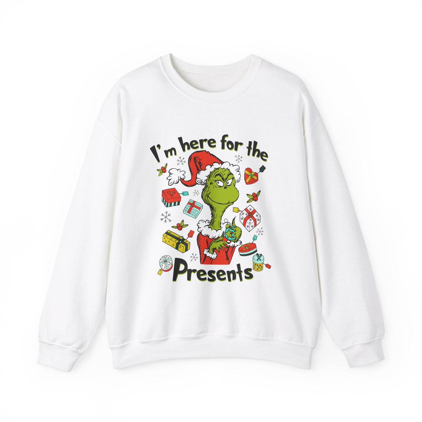 I'm Here Christmas Sweatshirt - Design Studios Direct