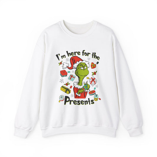 I'm Here Christmas Sweatshirt - Design Studios Direct