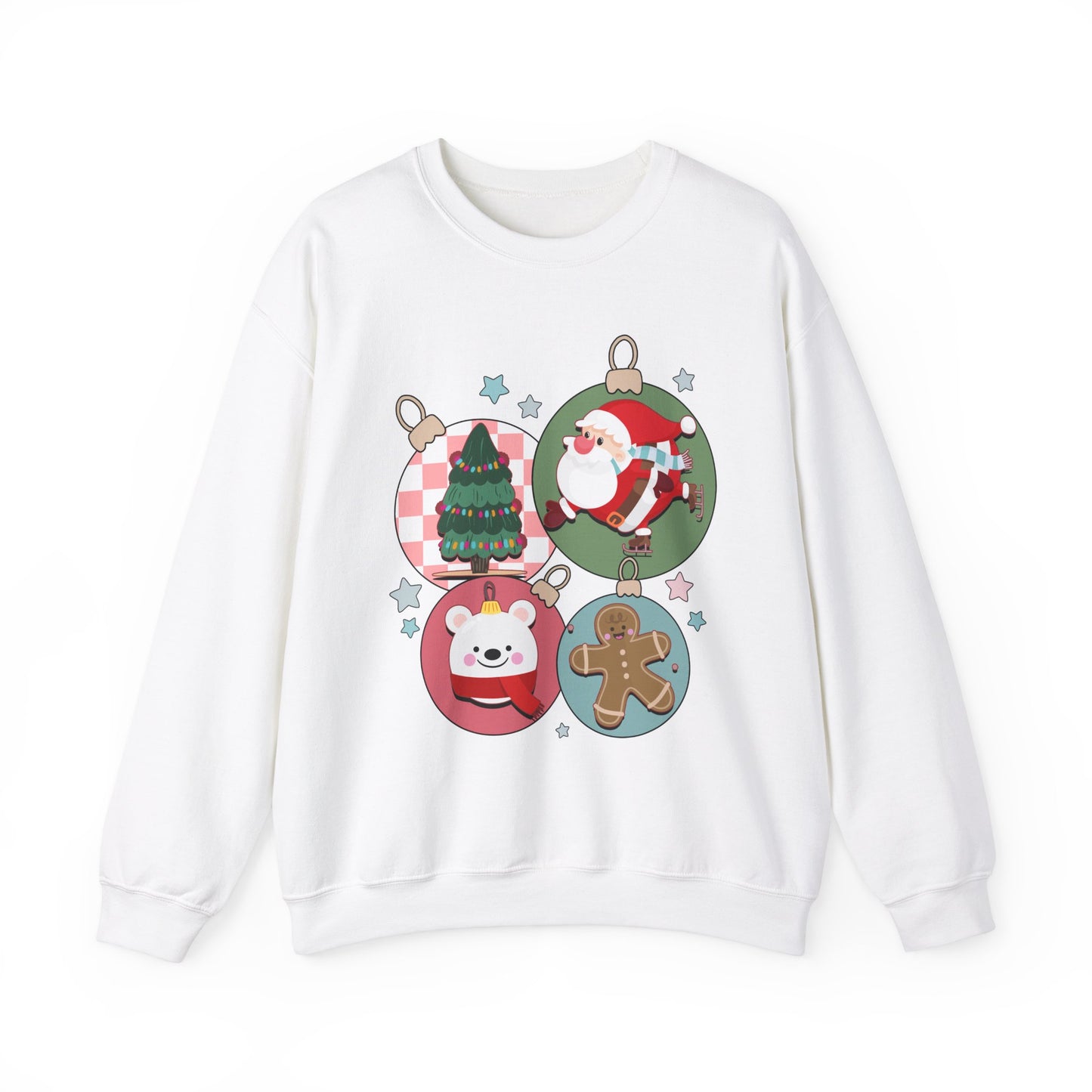 Christmas Ornaments Crewneck Sweatshirt - Design Studios Direct