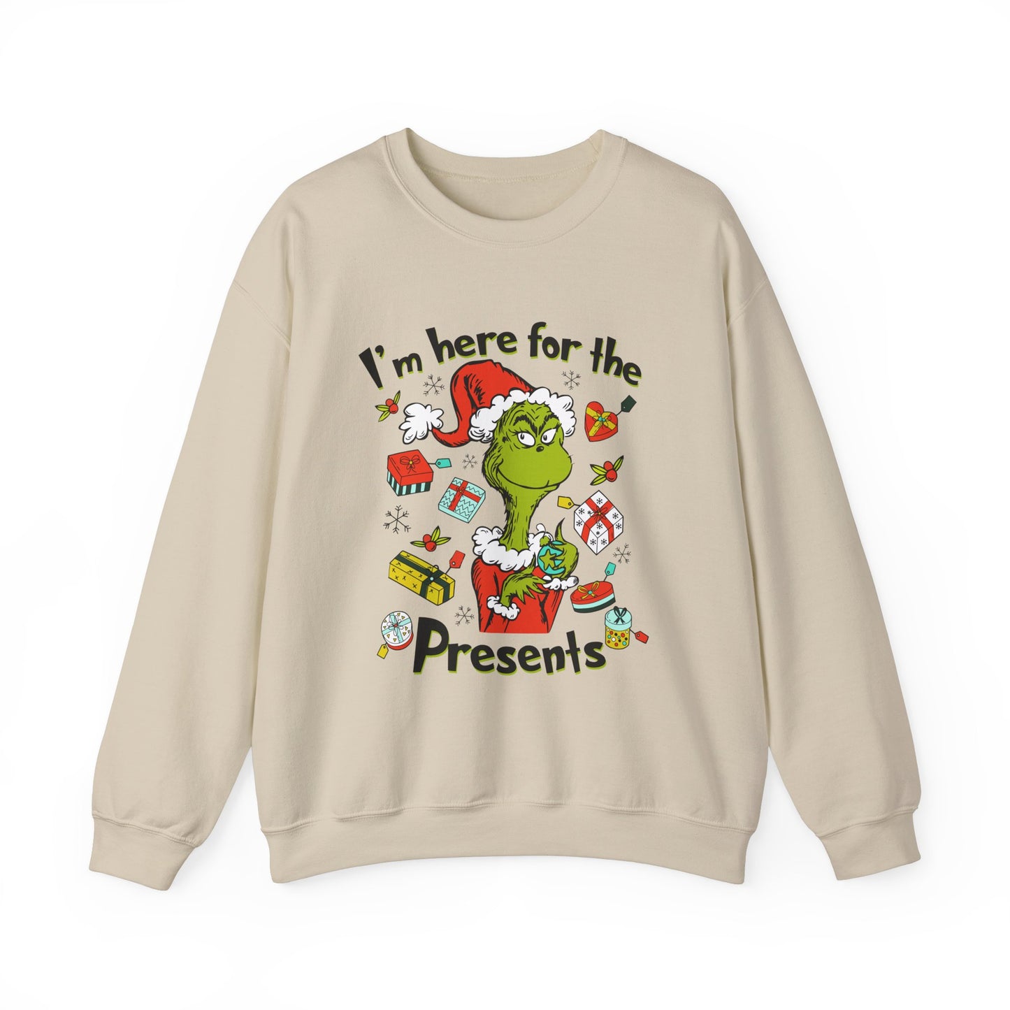 I'm Here Christmas Sweatshirt - Design Studios Direct