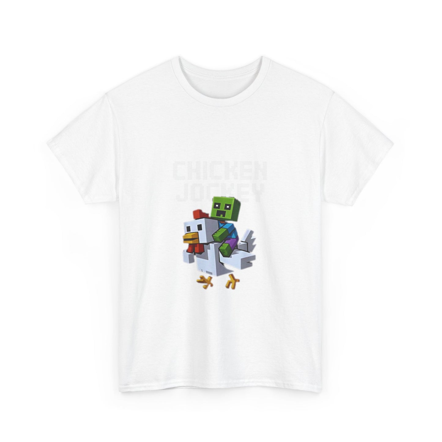 Funny Gamer Tee, Chicken Jockey T-Shirt, Video Game Shirt, Gift for Gamers, Cotton Tee