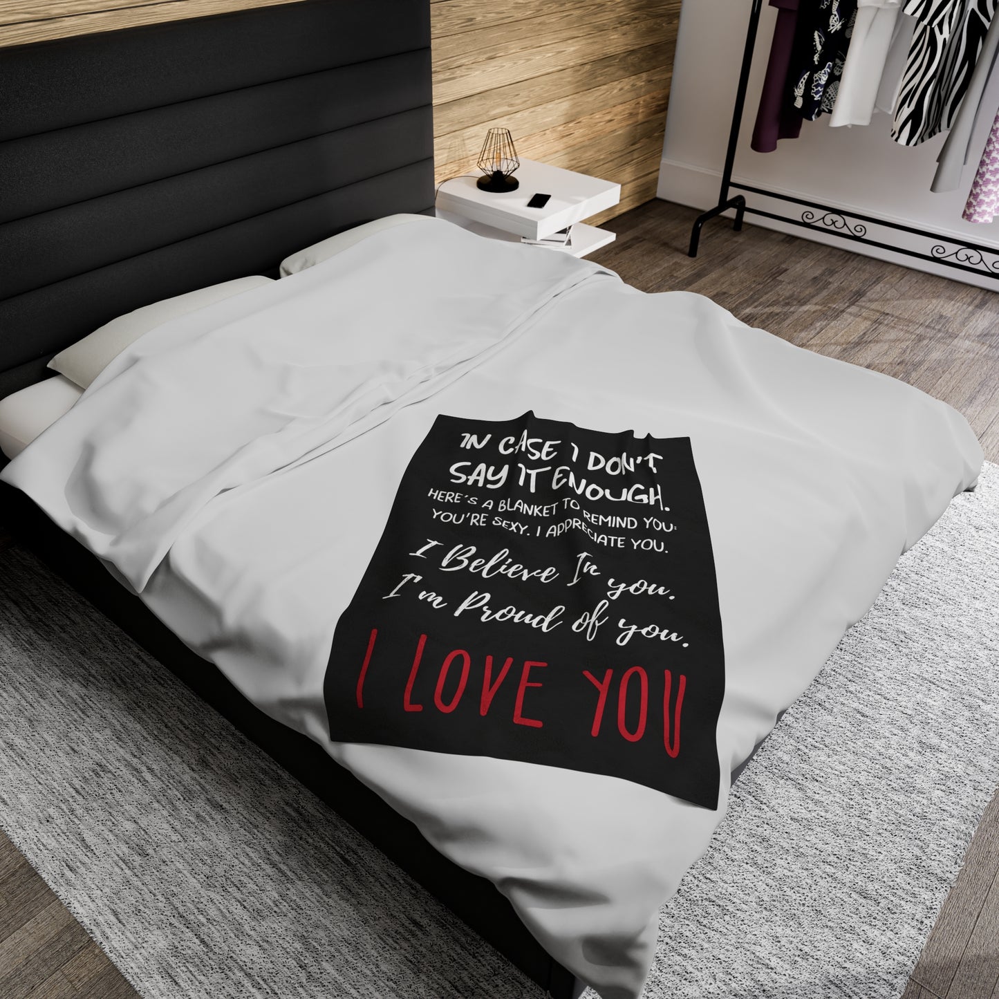 In Case I Don't Say It Enough Blanket - Design Studios Direct