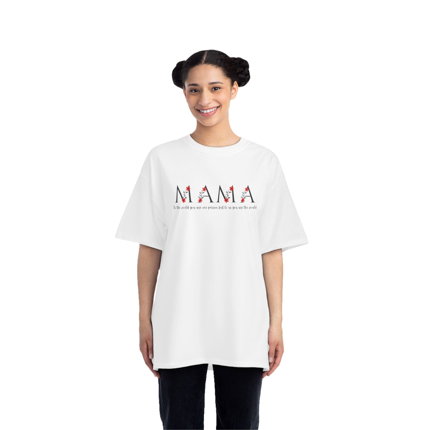 Floral 'Mama' T-Shirt - You Are The World Women's Tee
