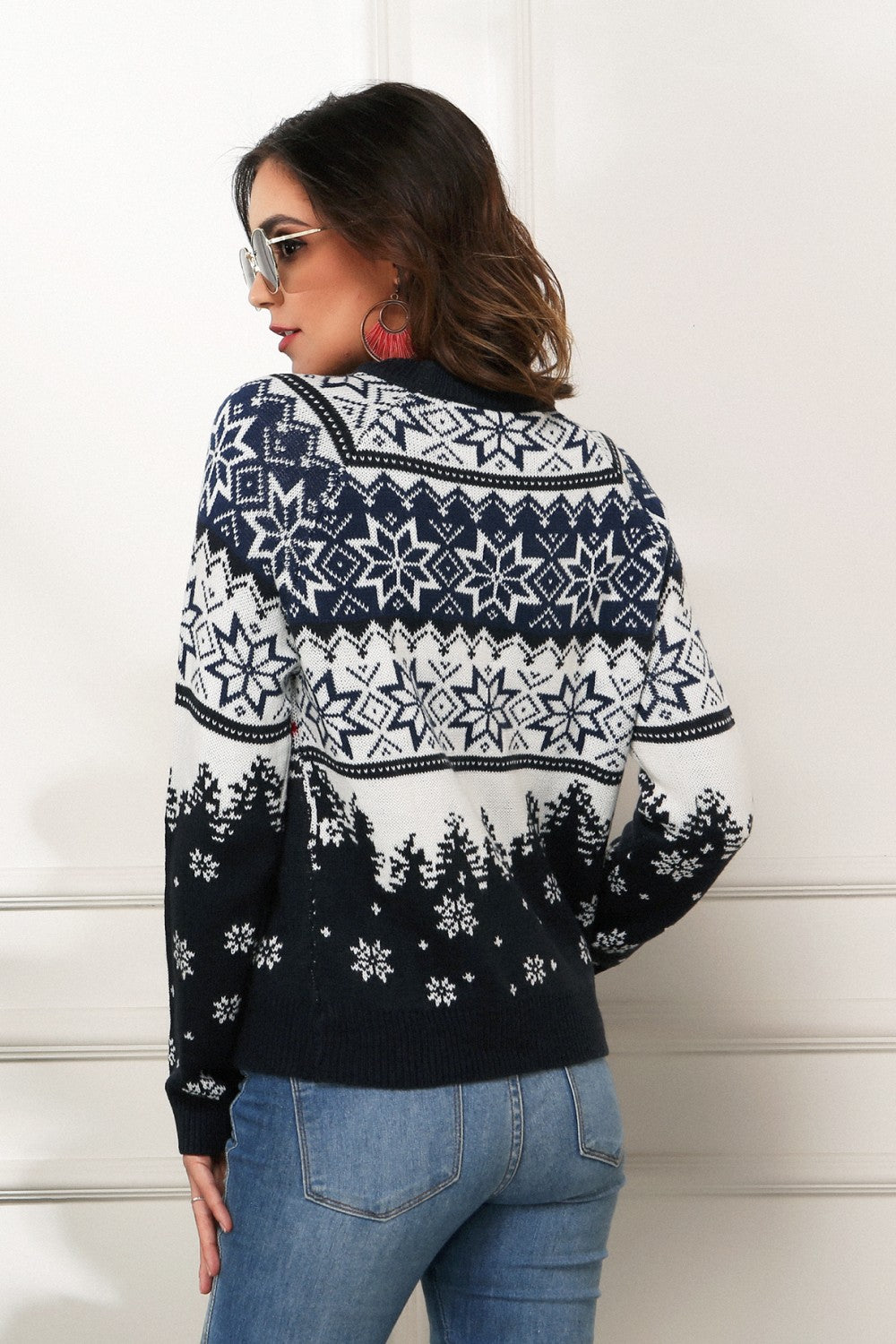 HAPPY Christmas Raglan Sleeve Sweater - Design Studios Direct